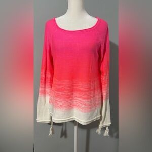 Lilly Pulitzer Jody Sweater "Havana Pink Marled
Ombre" Size S